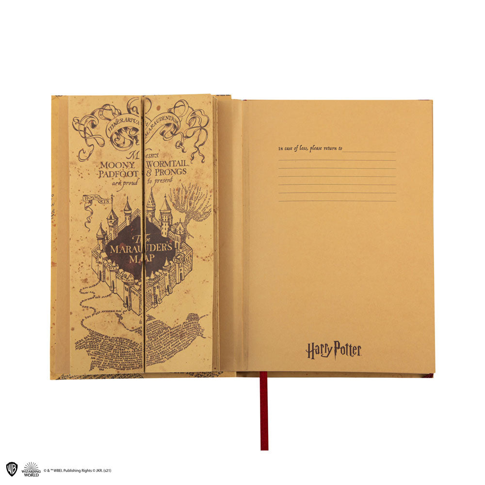 Harry Potter Notebook A5 Marauder's Map - Amuzzi