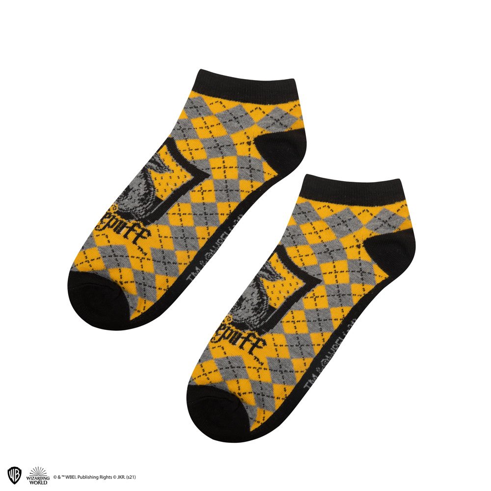 Harry Potter Ankle Socks 3-Pack Hufflepuff 4895205606654