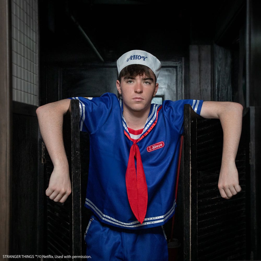 Stranger Things: Scoops Ahoy Steve Costume 4895205617957