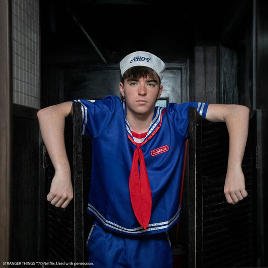 Stranger Things: Scoops Ahoy Steve Costume 4895205617957