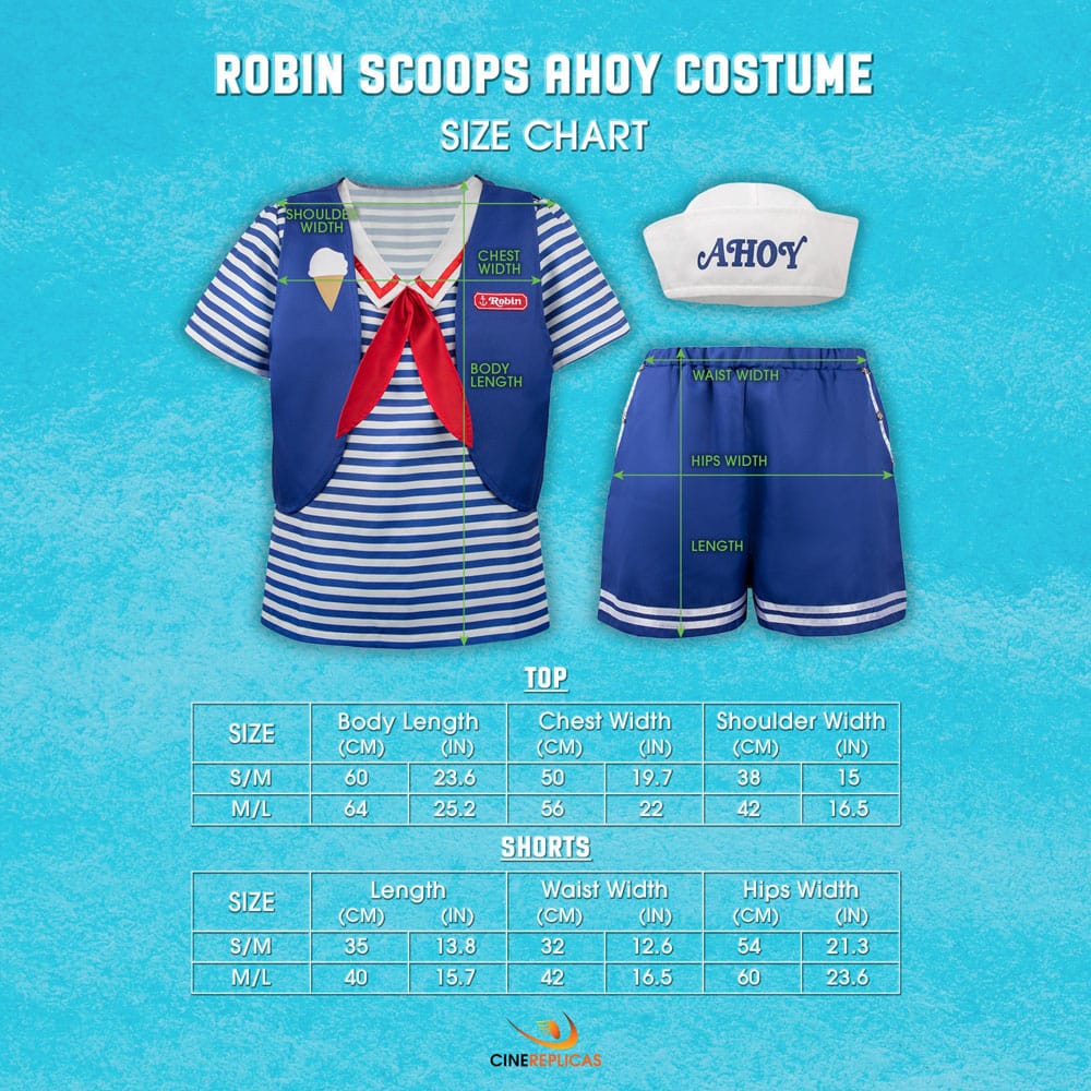 Stranger Things: Scoops Ahoy Robin Costume 4895205617964