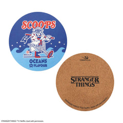 Stranger Things Scoops Ahoy Coaster 4-Pack  4895205617735