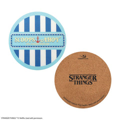 Stranger Things Scoops Ahoy Coaster 4-Pack  4895205617735