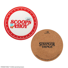 Stranger Things Scoops Ahoy Coaster 4-Pack  4895205617735