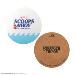 Stranger Things Scoops Ahoy Coaster 4-Pack  4895205617735