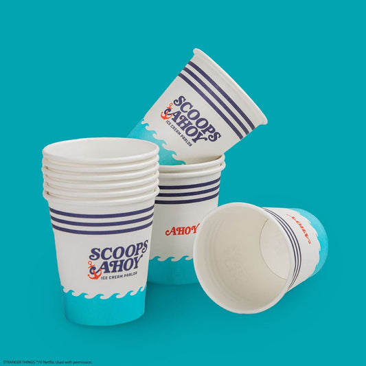 Stranger Things Set of 24 Paper Cups Scoops Ahoy 4895205617711