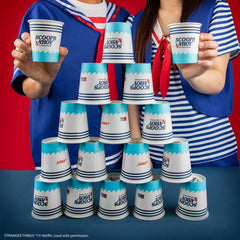 Stranger Things Set of 24 Paper Cups Scoops Ahoy 4895205617711