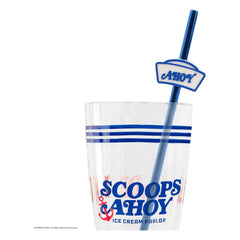 Stranger Things Milkshake Glass Set Scoops Ahoy 4895205617728