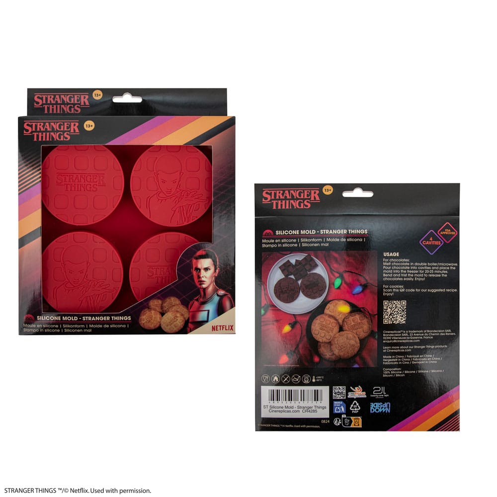 Stranger Things Waffle Silicone Mold Eleven 4895205617759