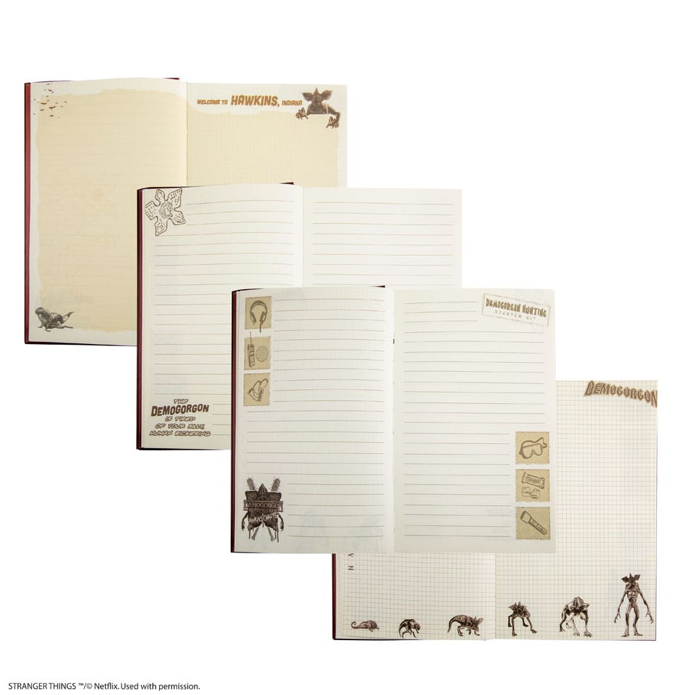 Stranger Things Notebook Demogorgon  4895205617469