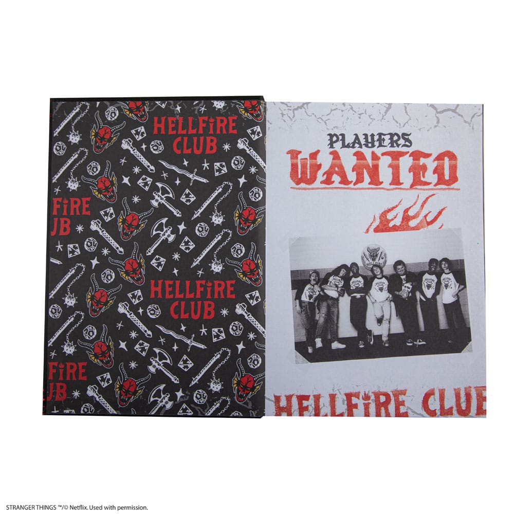 Stranger Things Notebook Hell Fire Club  4895205617476