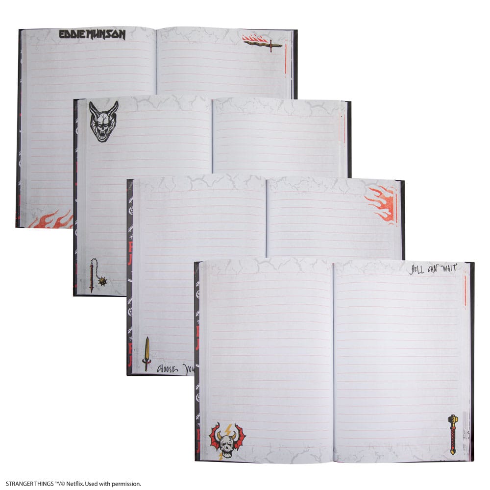 Stranger Things Notebook Hell Fire Club  4895205617476