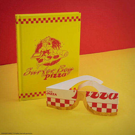 Stranger Things Notebook Surfer Boy Pizza Hardcover  4895205617483