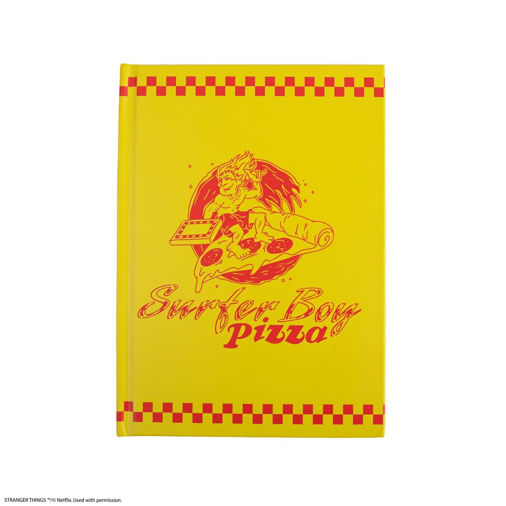 Stranger Things Notebook Surfer Boy Pizza Hardcover  4895205617483