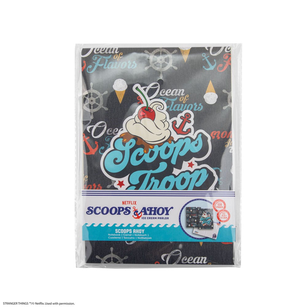 Stranger Things Notebook Scoops Ahoy Softcover 4895205617506