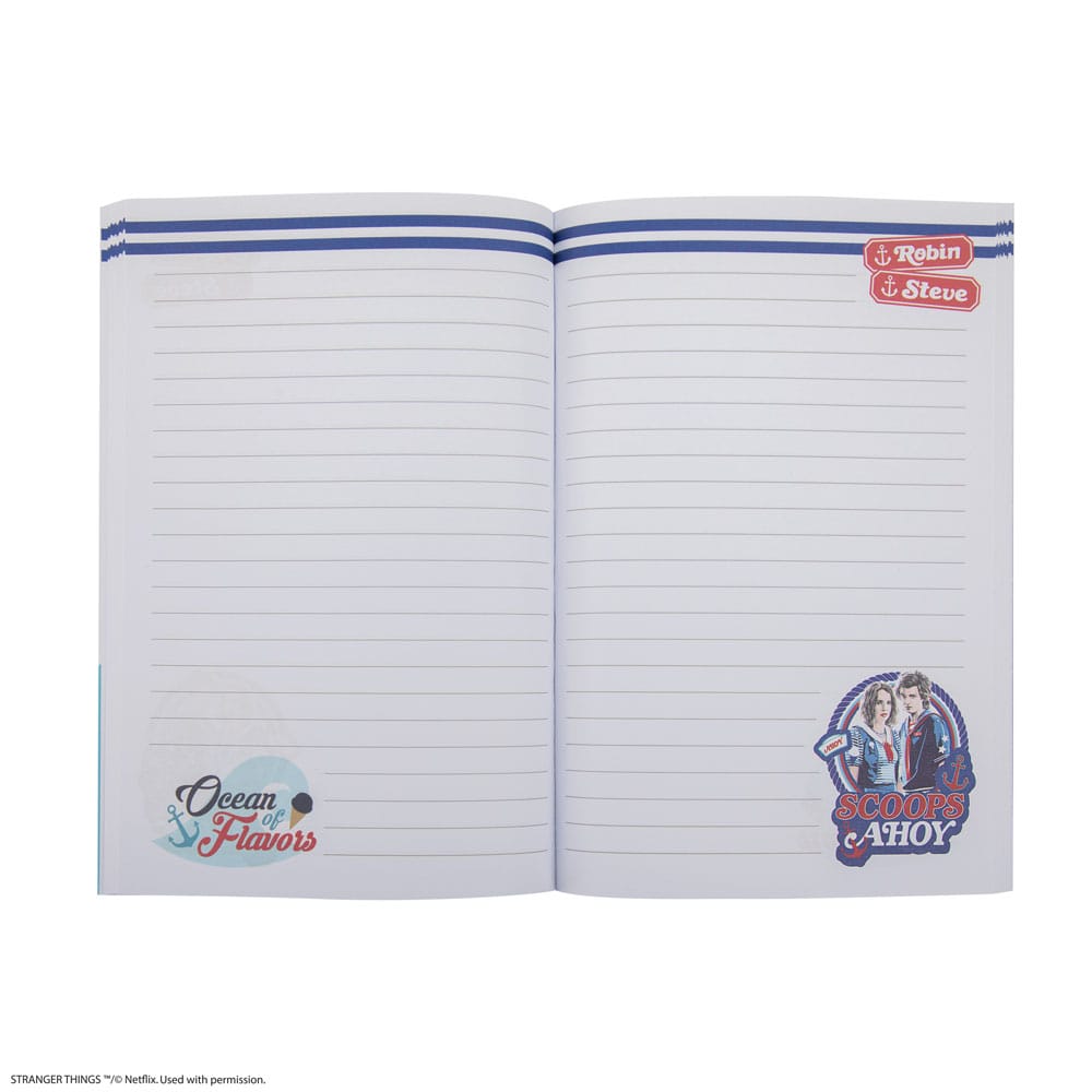 Stranger Things Notebook Scoops Ahoy Softcover 4895205617506
