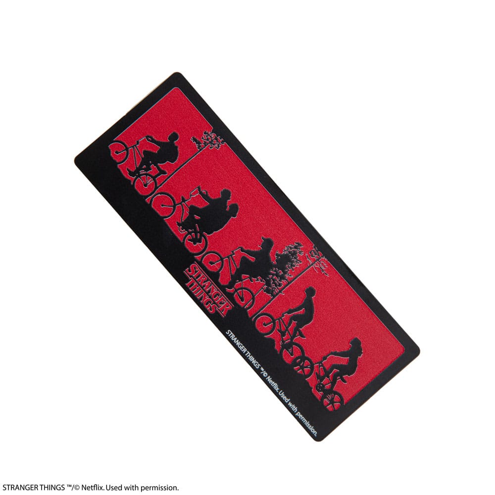 Stranger Things Bookmark Silhouette Metal  4895205617612
