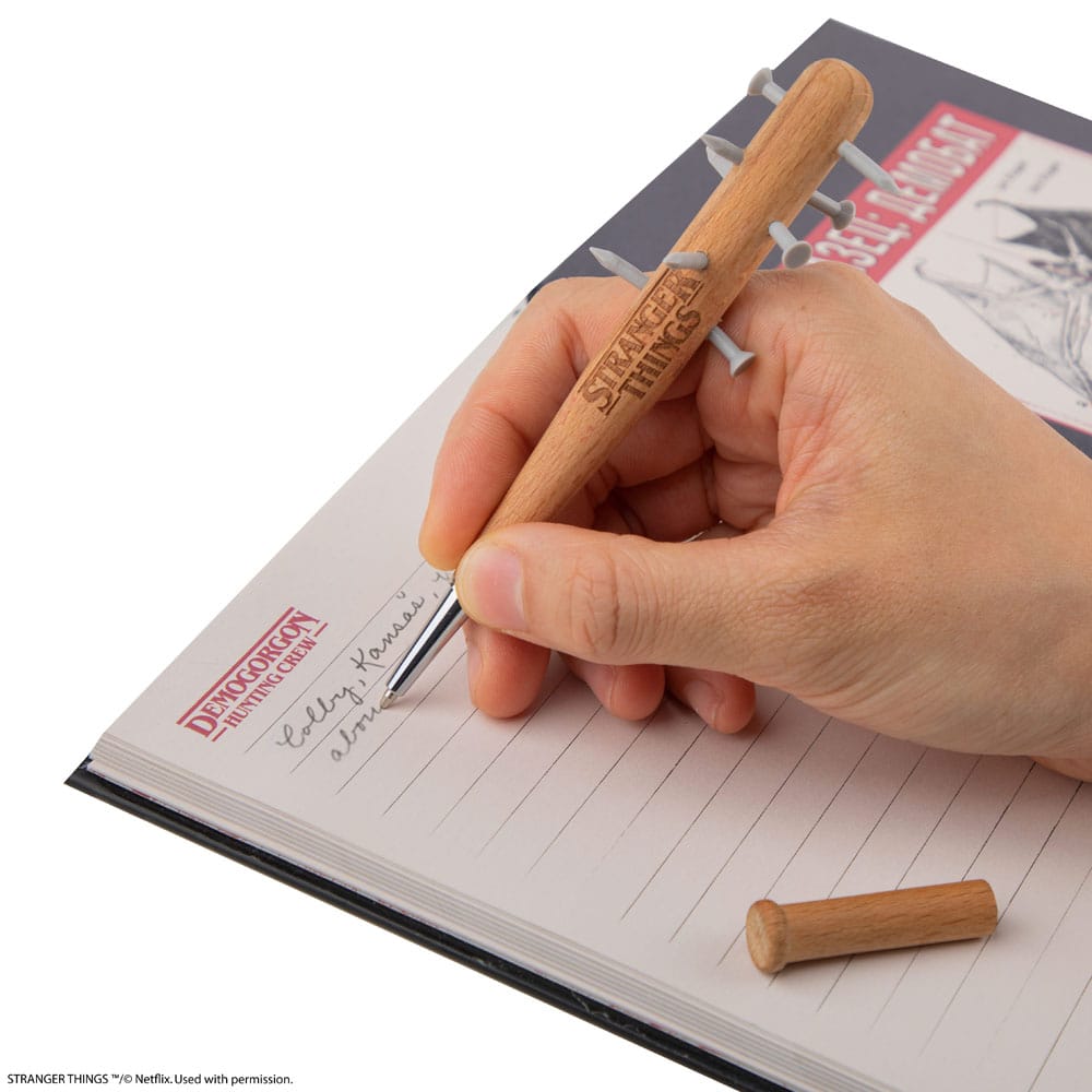 Stranger Things Spiked Bat Pen & Stranger Things Pin  4895205617520