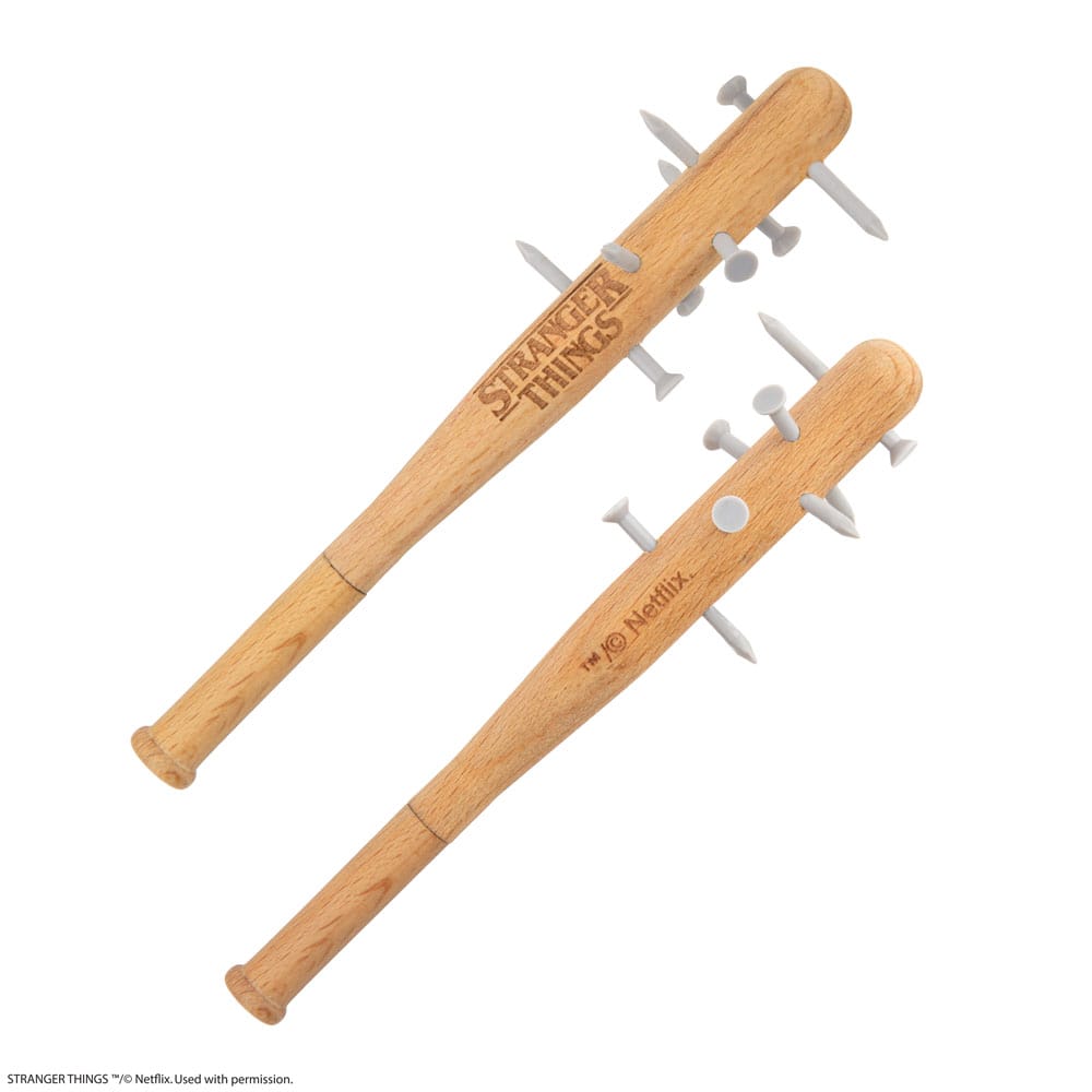Stranger Things Spiked Bat Pen & Stranger Things Pin  4895205617520