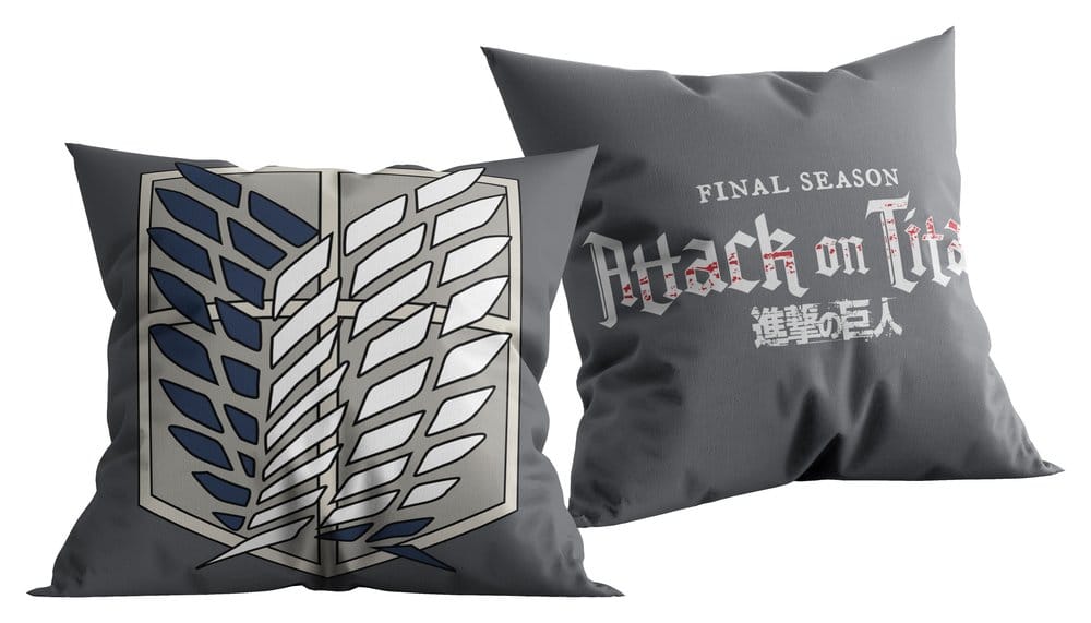 Attack on Titan (Final Season) Pillow Grau 40x40 cm 5904209613274