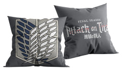 Attack on Titan (Final Season) Pillow Grau 40x40 cm 5904209613274
