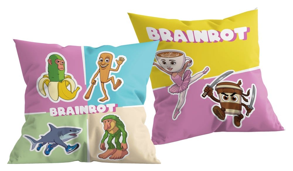 Italian Brainrot Pillow Crazy Mix 40 x 40 cm 5904209623389