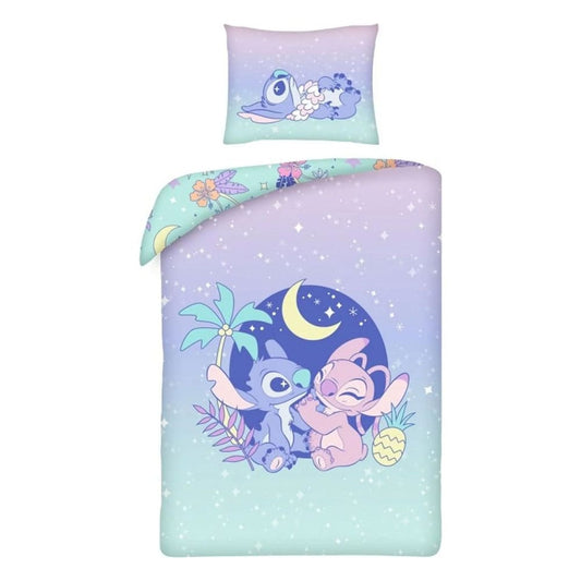 Lilo & Stitch Duvet Set Stitch & Angel under the Moon 140 x 200 cm / 70 x 90 cm   5904209617050