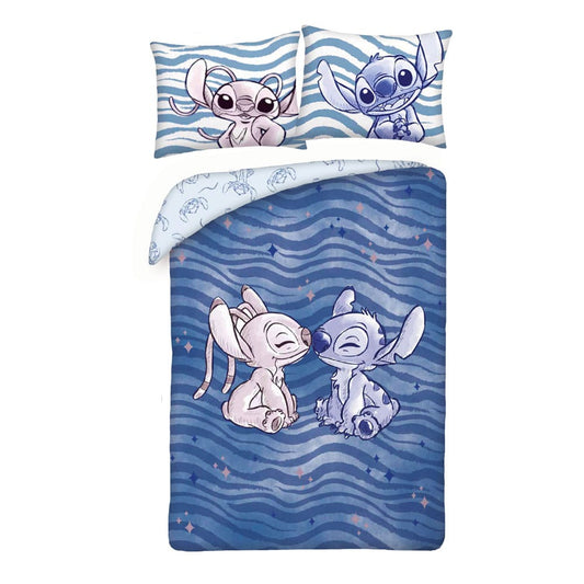 Lilo & Stitch Duvet Set Stitch & Angel Waves 140 x 200 cm / 70 x 90 cm   5904209608928
