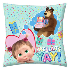 Masha and the Bear Pillow Presents Yay! 40 x 40 cm 5902729047777