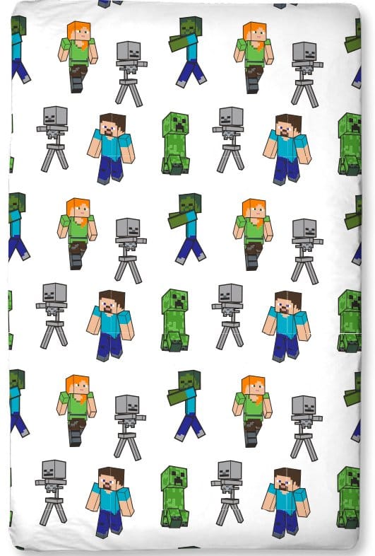 Minecraft Fitted Sheet 90 x 200 cm 5904209627479