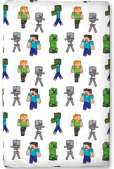 Minecraft Fitted Sheet 90 x 200 cm 5904209627479