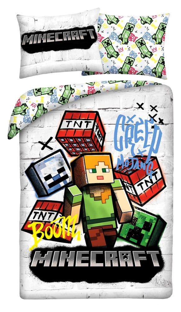 Minecraft Duvet Set Ver. 11 140 x 200 cm / 70 x 90 cm   5904209622689