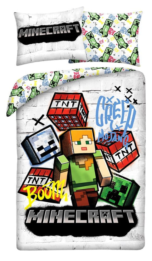 Minecraft Duvet Set Ver. 11 140 x 200 cm / 70 x 90 cm   5904209622689