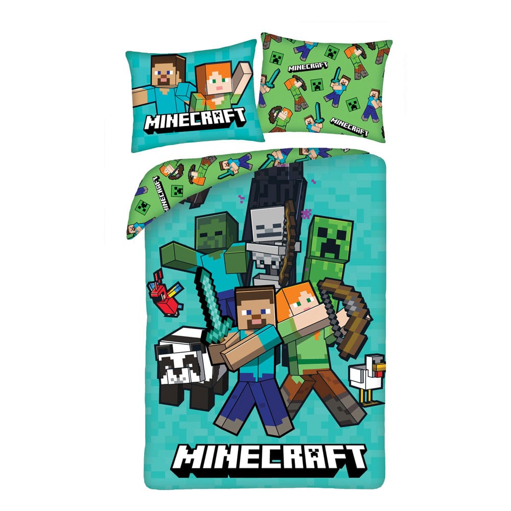 Minecraft Duvet Set Ver. 5 140 x 200 cm / 70 x 90 cm 5904209615834