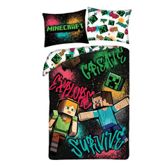 Minecraft Duvet Set Ver. 6 140 x 200 cm / 70 x 90 cm 5904209615841