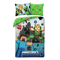 Minecraft Duvet Set Ver. 7 140 x 200 cm / 70 x 90 cm   5904209619825