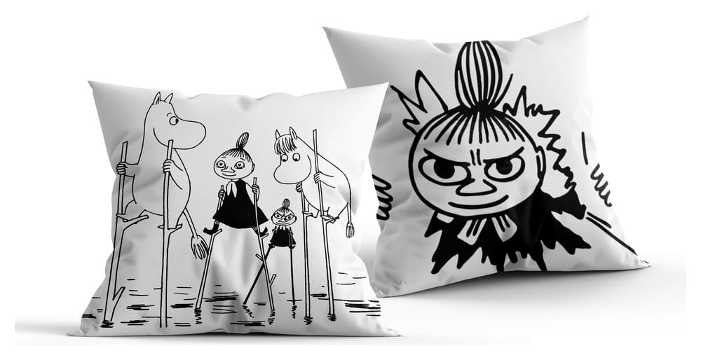 Moomin Pillow black & white 40 x 40 cm 5904209606351
