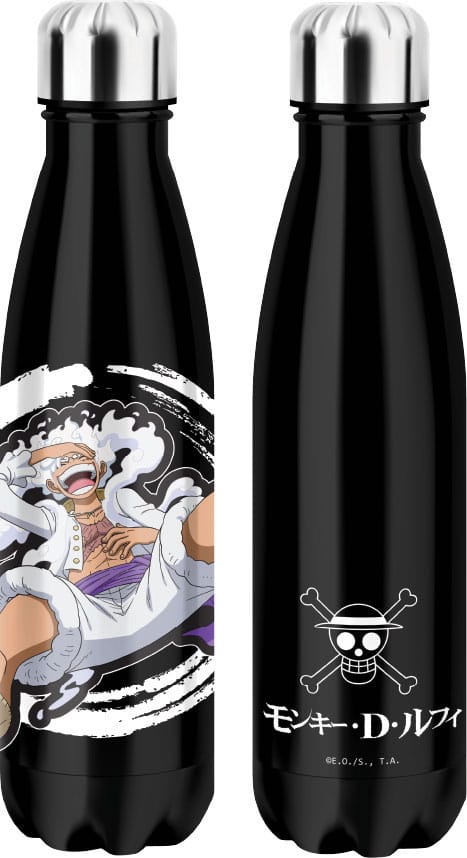One Piece Thermo Water Bottle Luffy Gear 5 Black 5904209613496