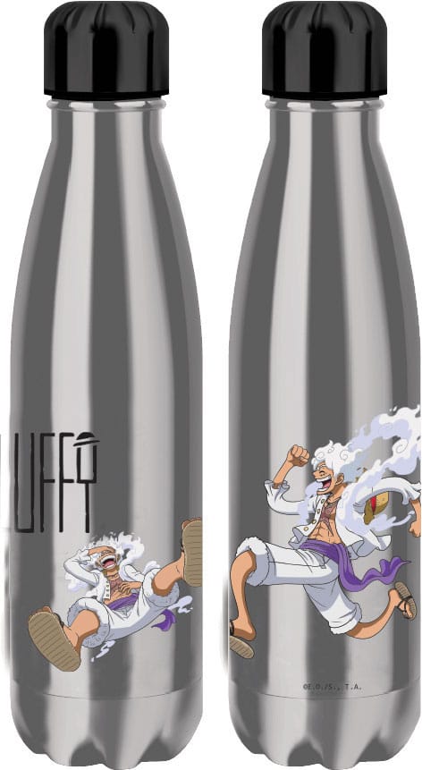 One Piece Thermo Water Bottle Luffy Gear 5 Silver 5904209613489