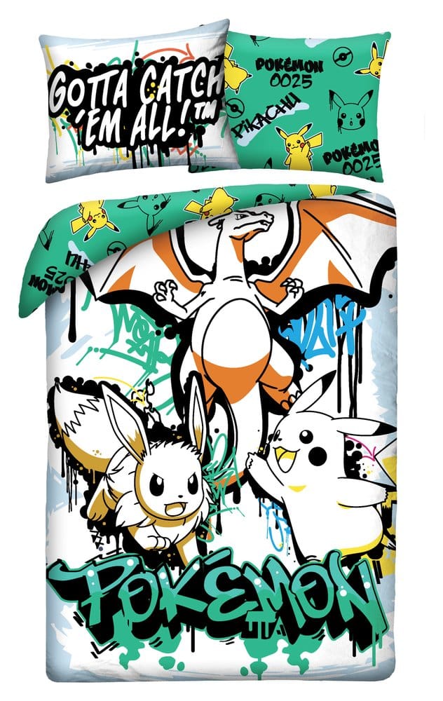 Pokémon Duvet Set Ver. 18 140 x 200 cm / 70 x 90 cm   5904209622399