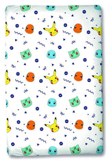 Pokémon Fitted Sheet Head 90 x 200 cm 5904209625048