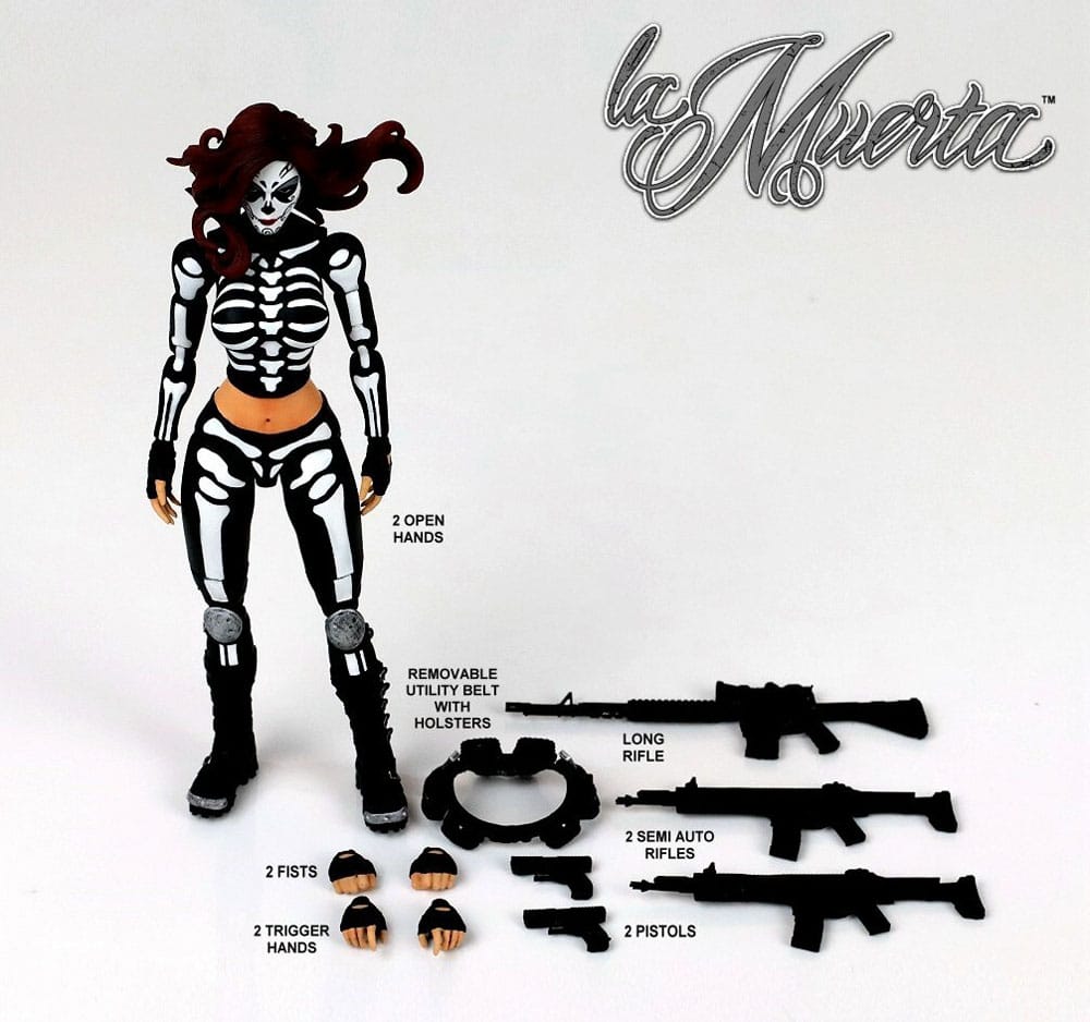 La Muerta Executive Replica Action Figure 1/12 La Muerta 15 cm 0614614989301