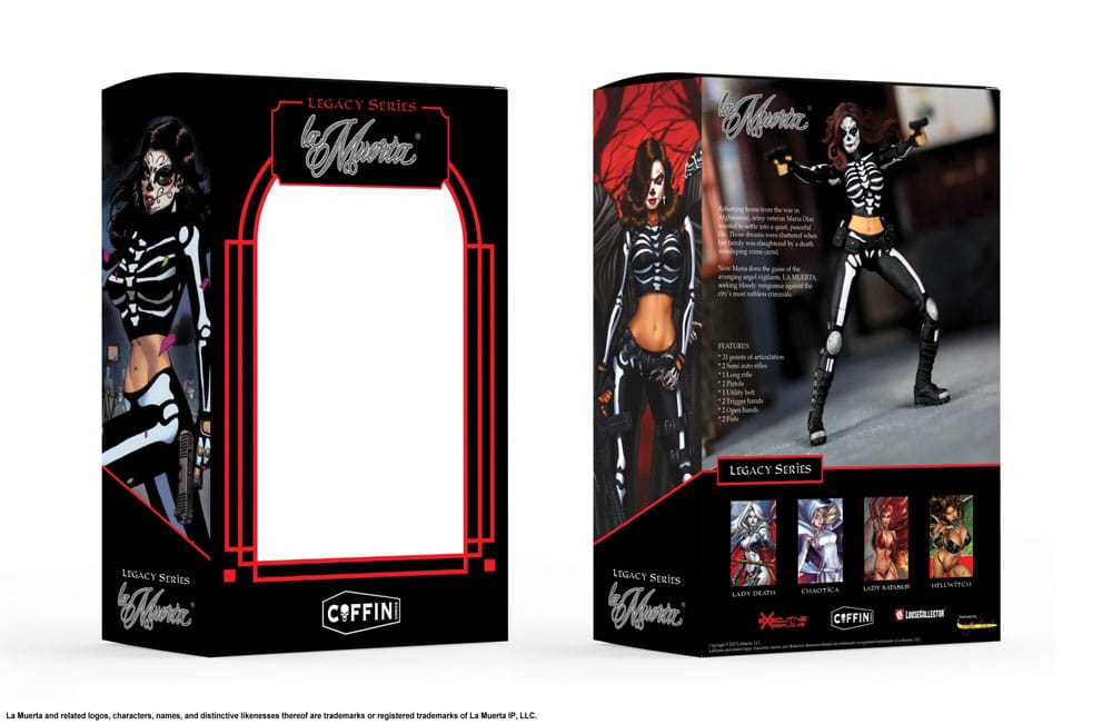 La Muerta Executive Replica Action Figure 1/12 La Muerta 15 cm 0614614989301