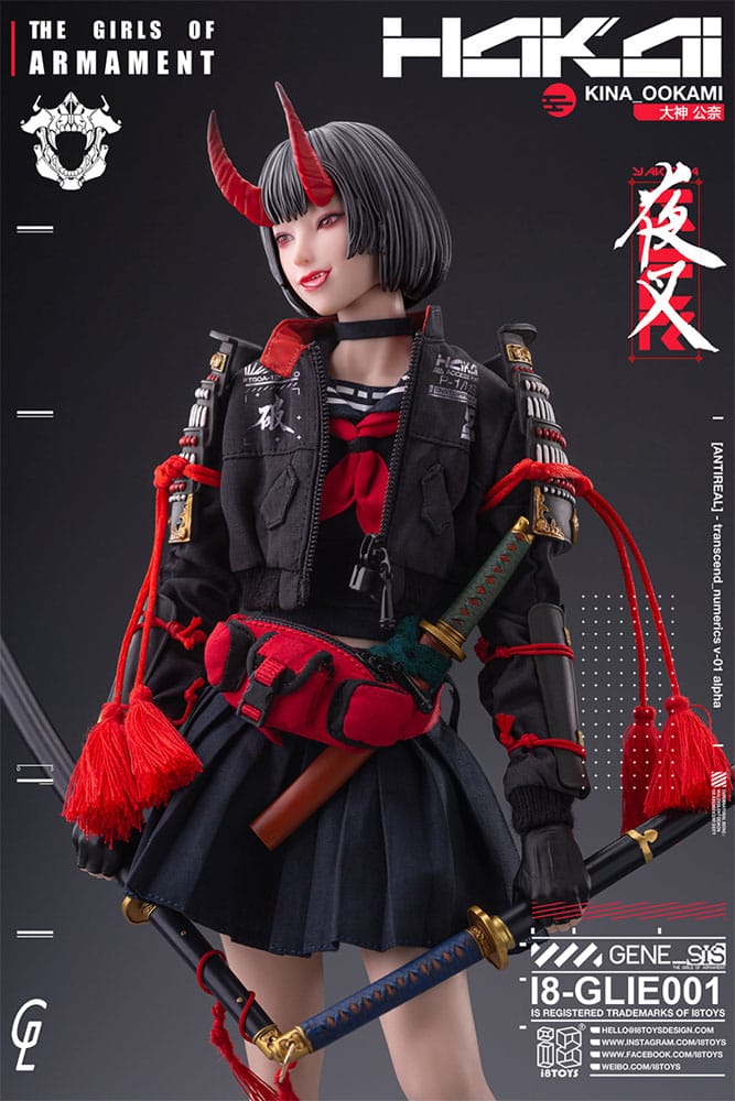 Original Character i8Toys x Gharliera Action Figure 1/6 The Girls of Armament Kina Ookami 28 cm 6971701454970