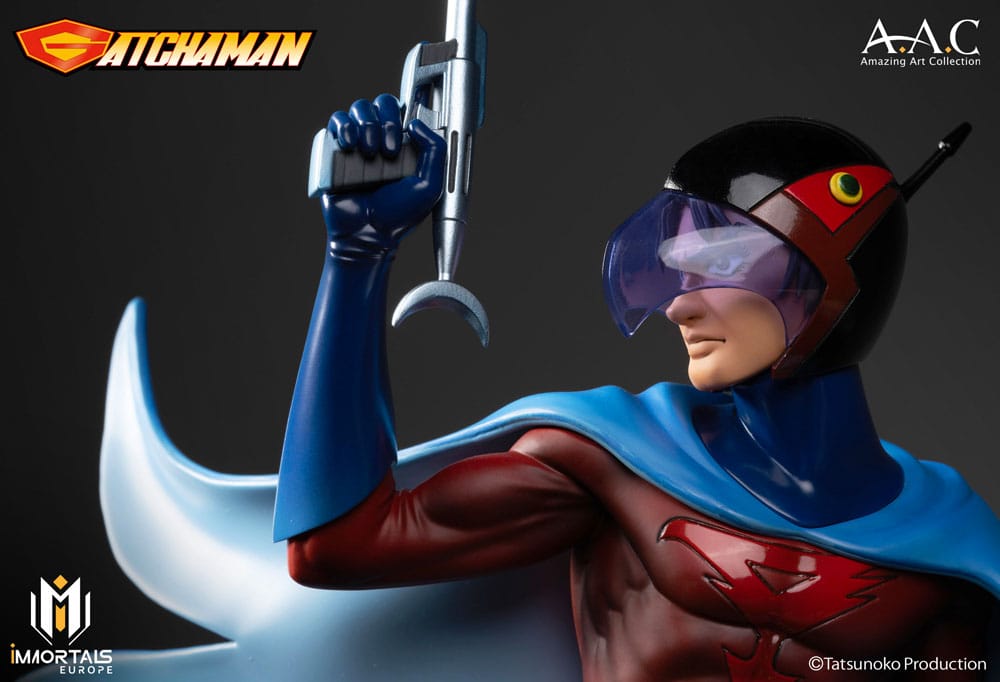 Gatchaman Amazing Art Collection Statue Joe the Condor, Expert in Shooting 34 cm 3770010017134