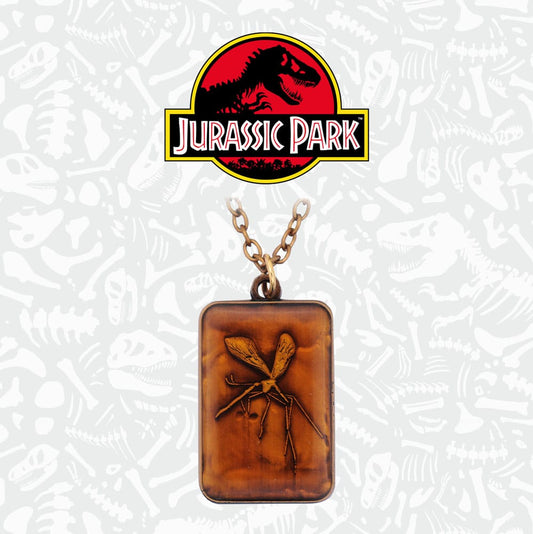 Jurassic Park Replika Necklace with amber pen 5060948293433