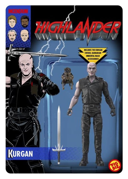 Highlander FigBiz Action Figure The Kurgan 13 cm 0859301007412