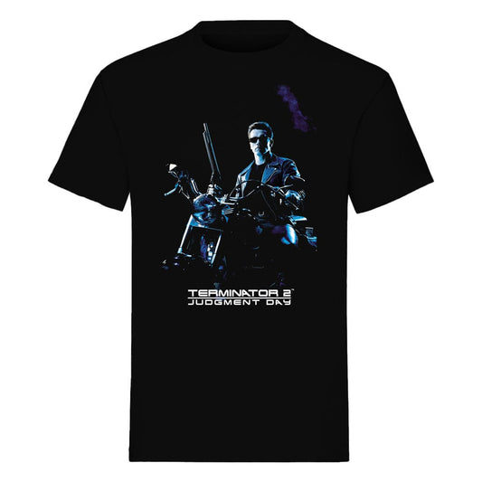 The Terminator T-Shirt Bike Pose Black Size S 5055917638087