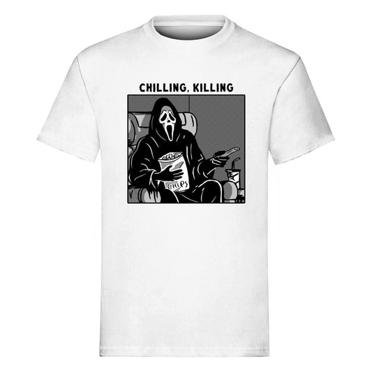 Scream T-Shirt Ghost Face Chilling, Killing Size S 5055917642886