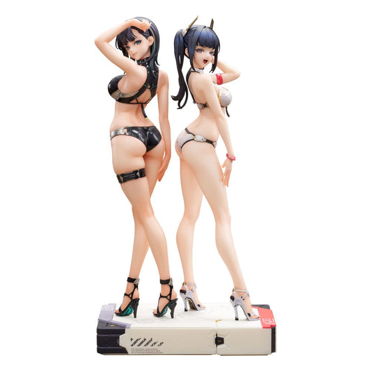 Original Character SSR PVC Statues 1/6 Konno Ao & Hakuyou Maruko 30 cm    6977459540101